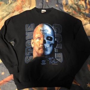 Vintage 1997 WWF Stone Cold Sweater